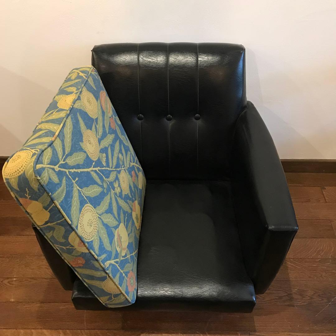 Karimoku × William Morris 1人掛けソファ