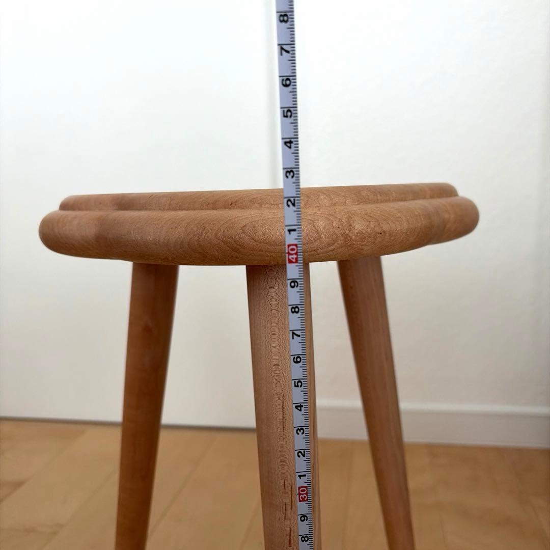 無垢 集成材 チーク材 スツール