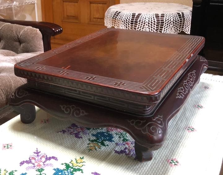 花台　象嵌　アンティークコレクション❶ レトロ　中古　rアンティーク・レトロ