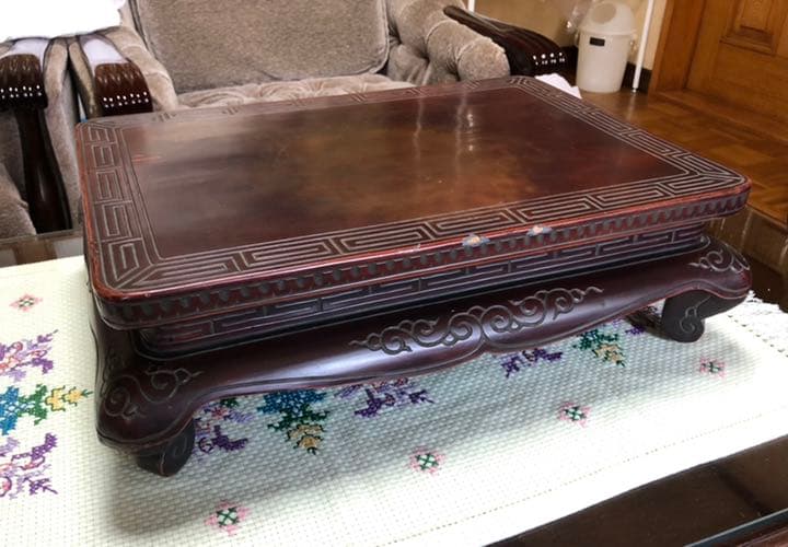 花台　象嵌　アンティークコレクション❶ レトロ　中古　rアンティーク・レトロ