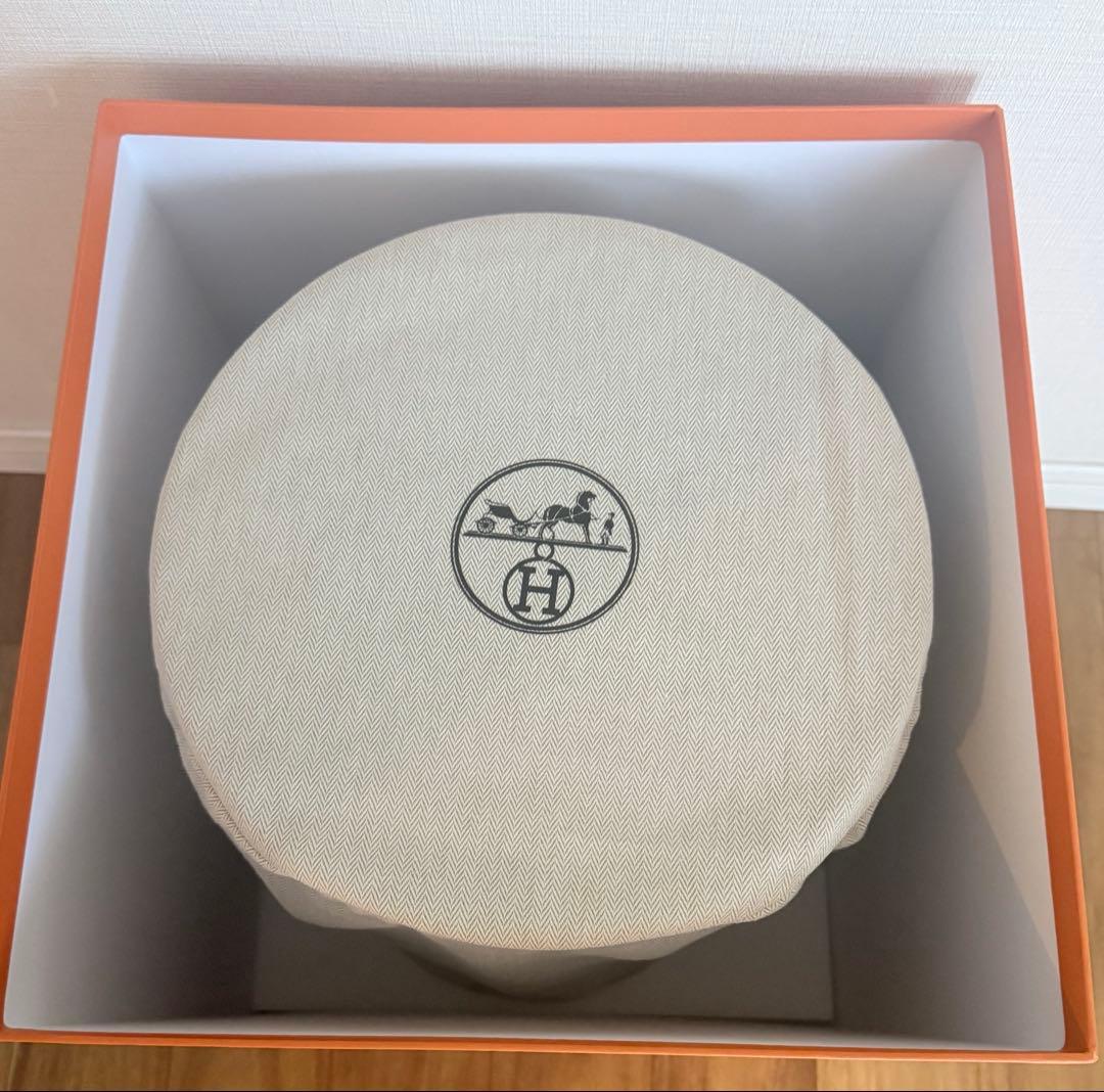 【HERMES】　新品未使用☆スツール/サイドテーブル　ナチュラルカラー