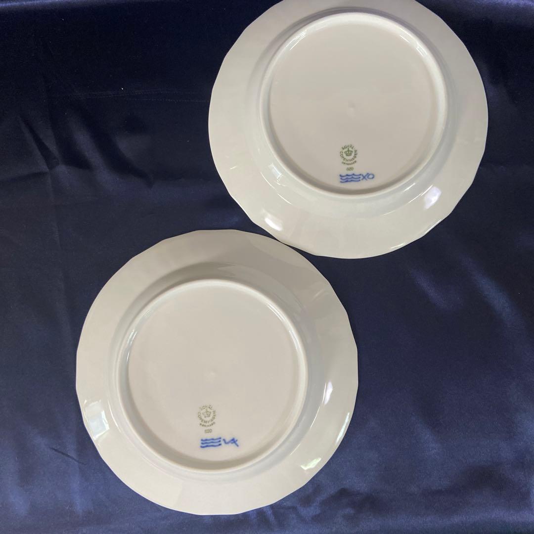 ロイヤルコペンハーゲン　ブルーフラワー　カーブ　プレート　5枚　20.5cm