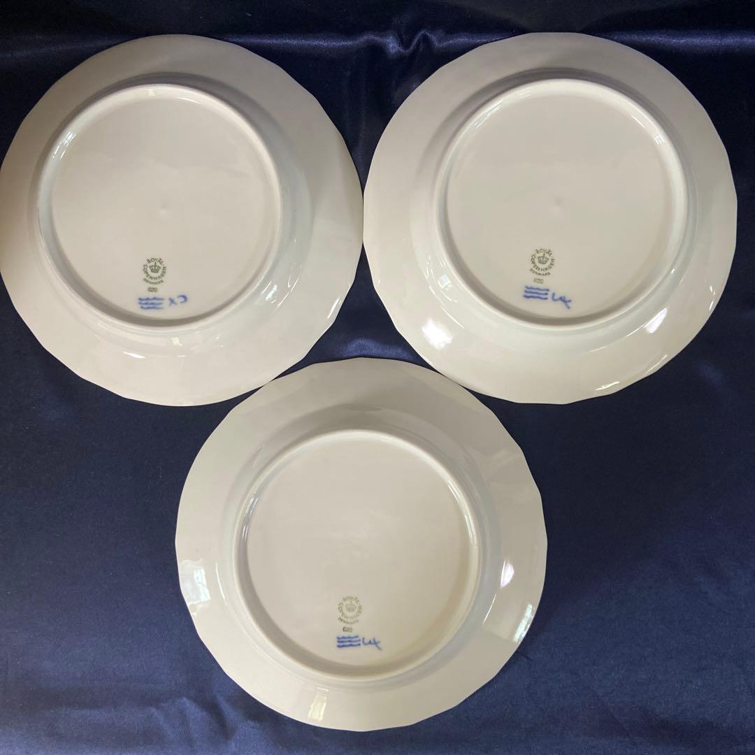 ロイヤルコペンハーゲン　ブルーフラワー　カーブ　プレート　5枚　20.5cm