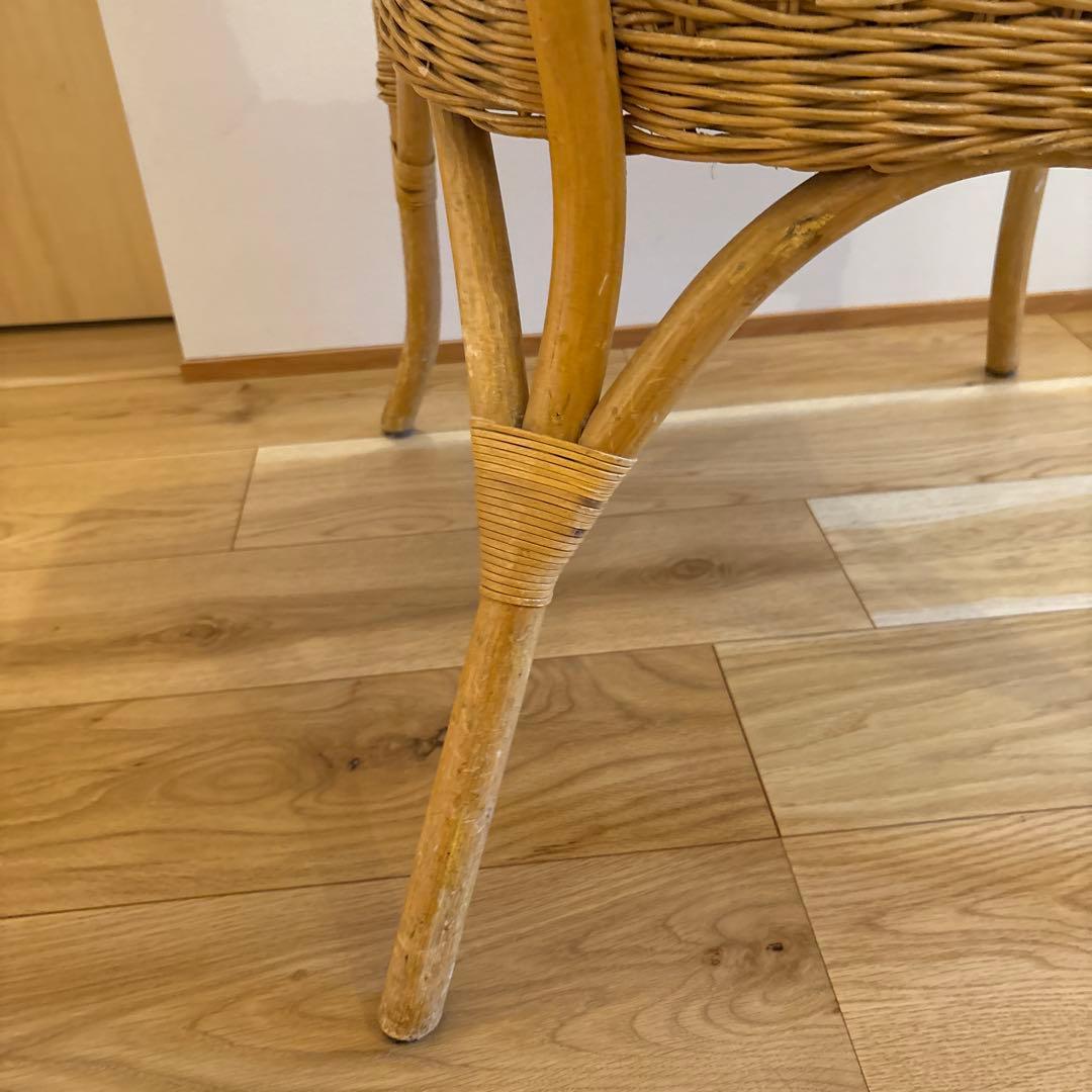 アンティークチェア　ラタン