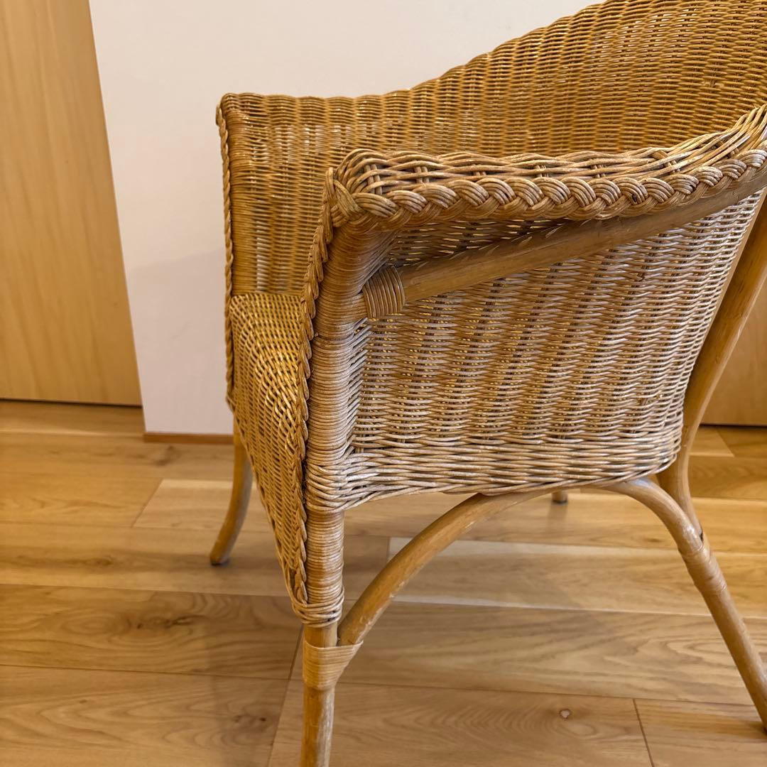 アンティークチェア　ラタン