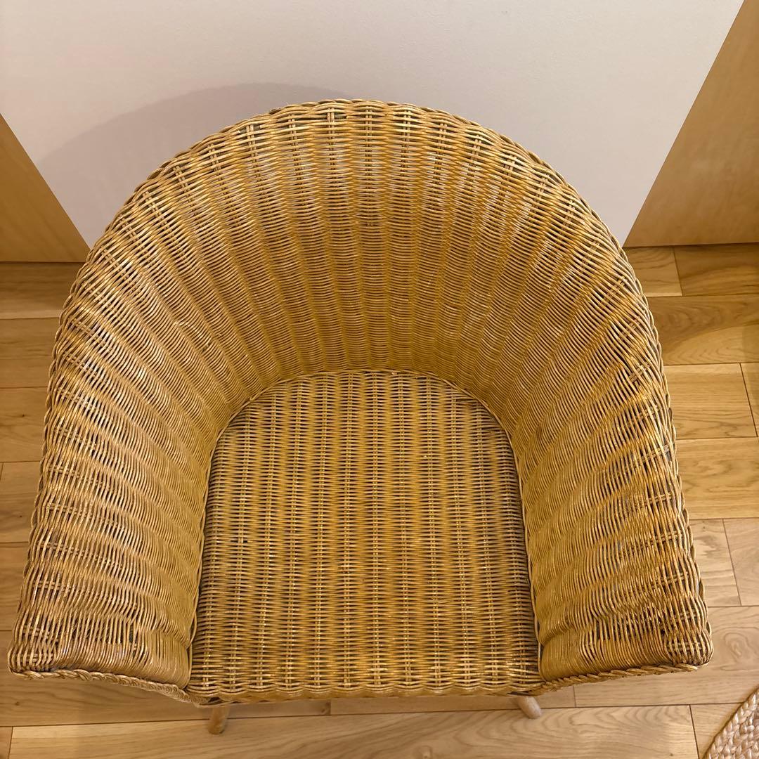 アンティークチェア　ラタン