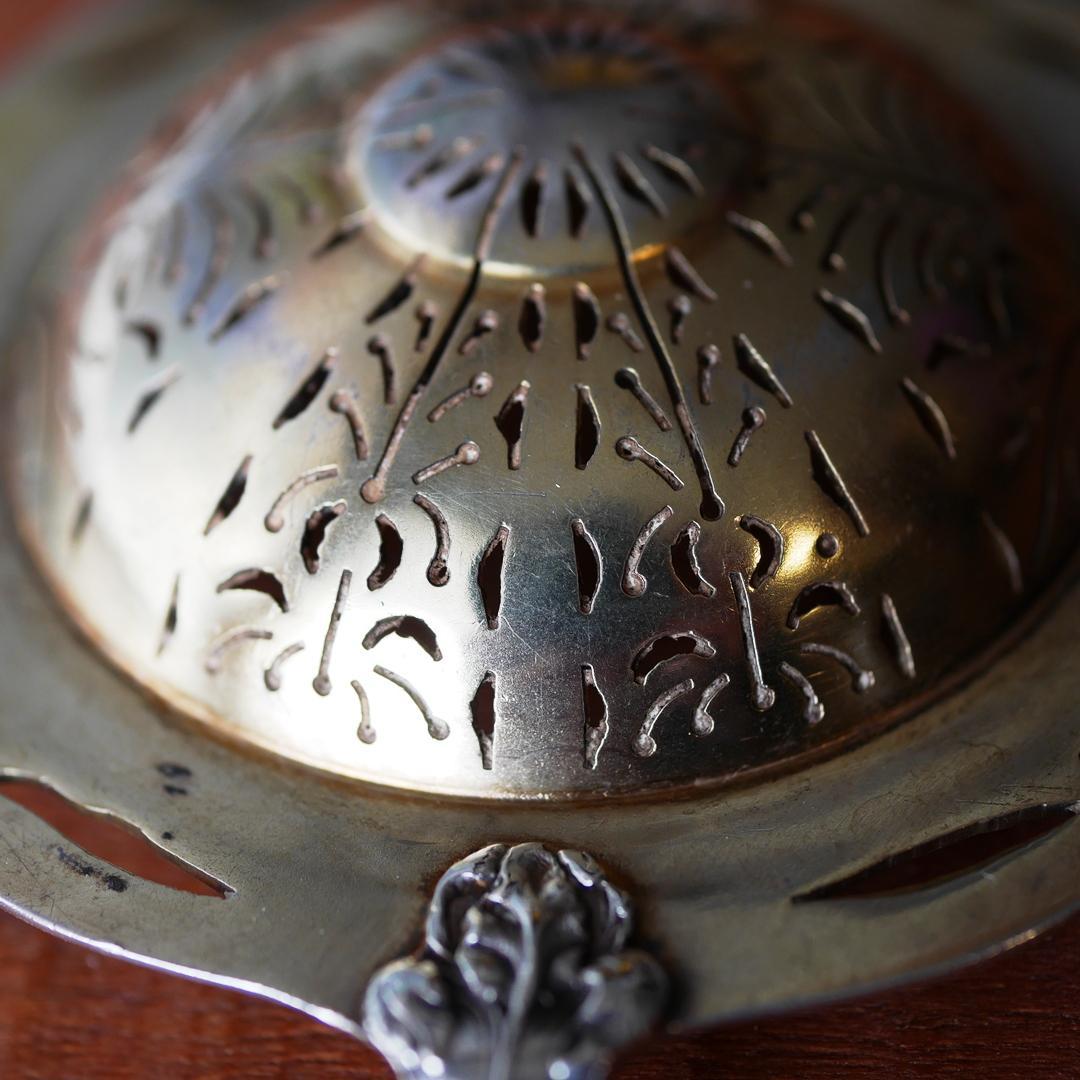 ◆PUIFORCAT◆ピュイフォルカ◆アイリス◆純銀ティーストレーナー◆