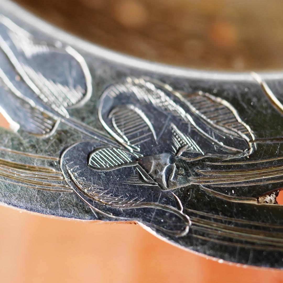 ◆PUIFORCAT◆ピュイフォルカ◆アイリス◆純銀ティーストレーナー◆