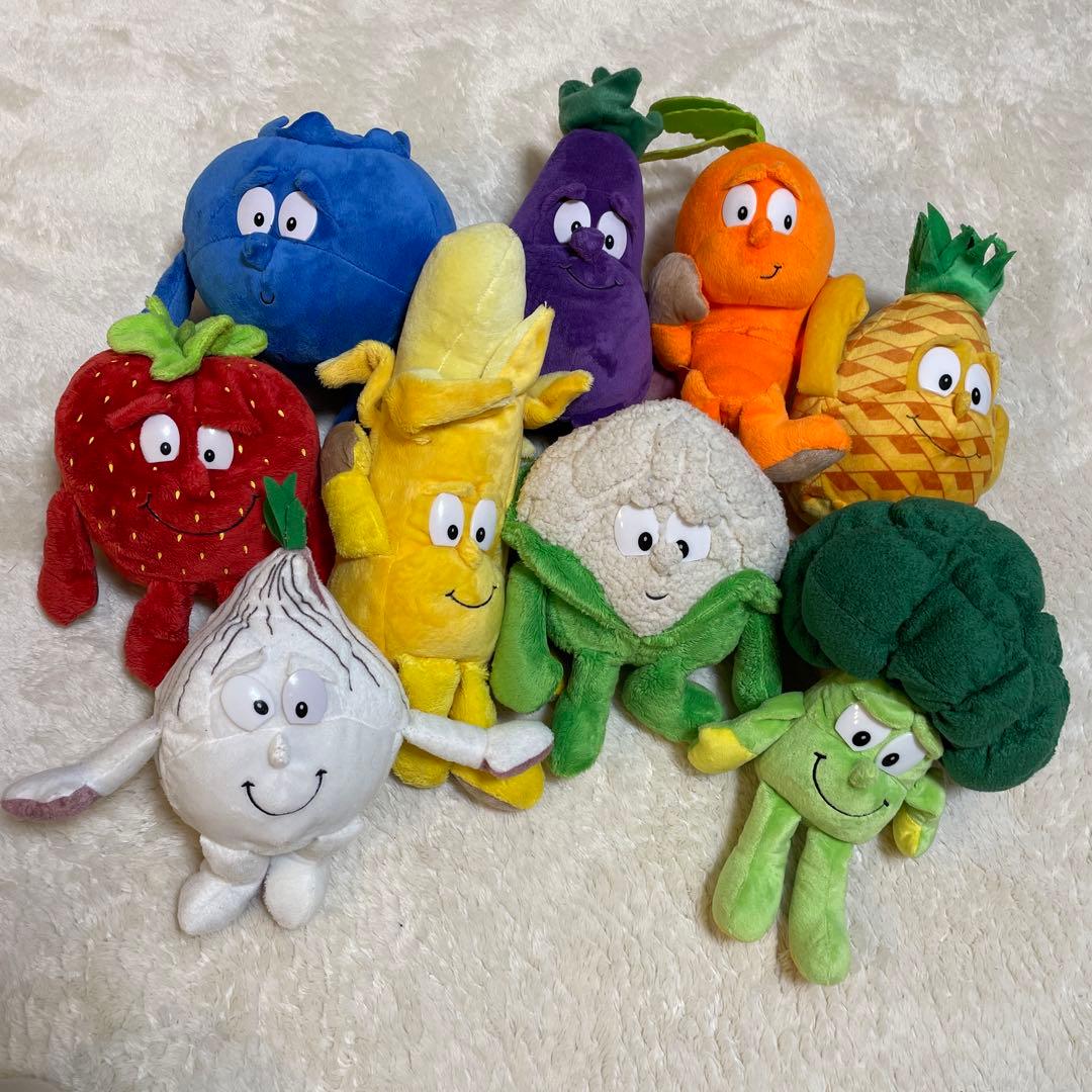 野菜キャラクターぬいぐるみ 9体セット