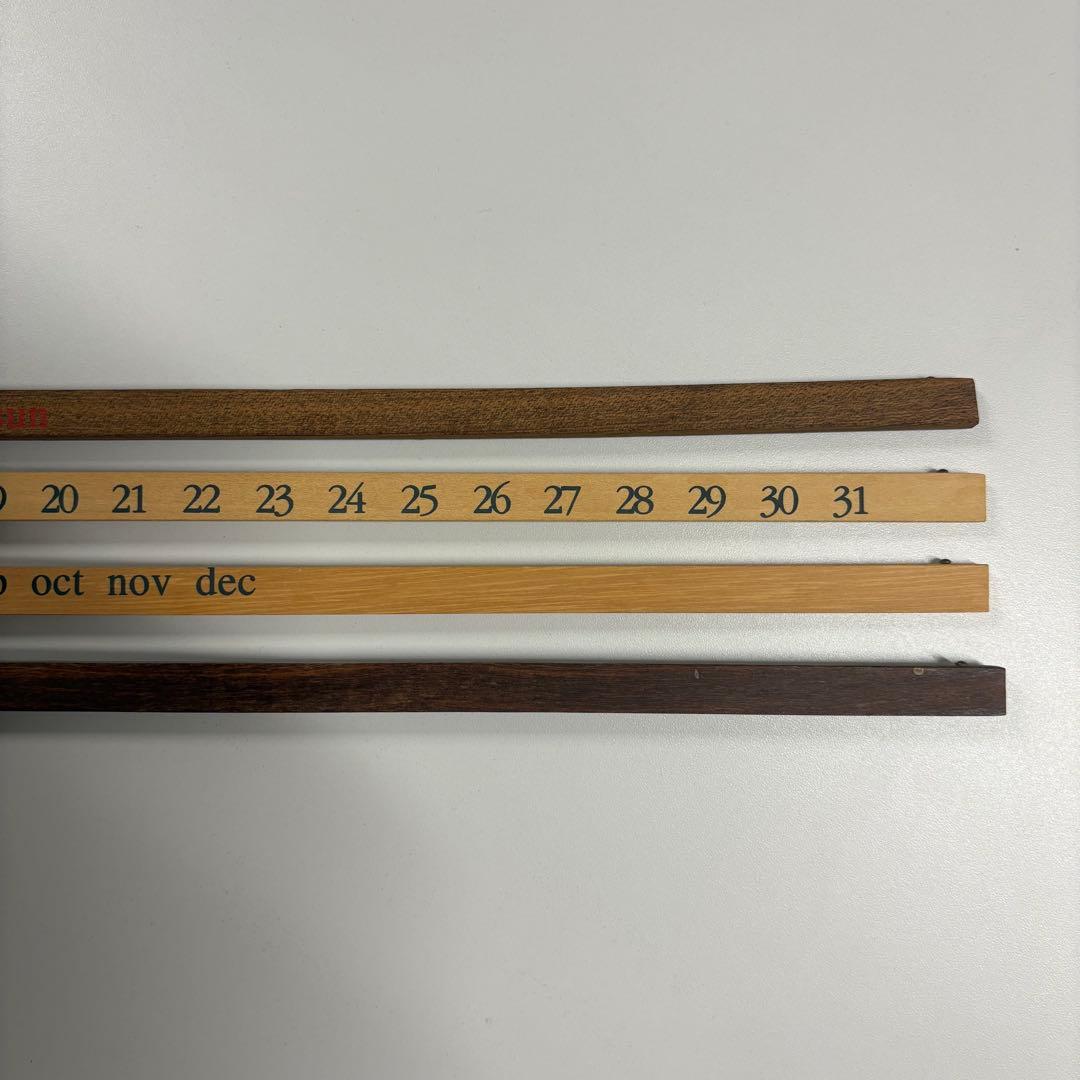 DANESE Calendario Bilanci ダネーゼ 木製カレンダー