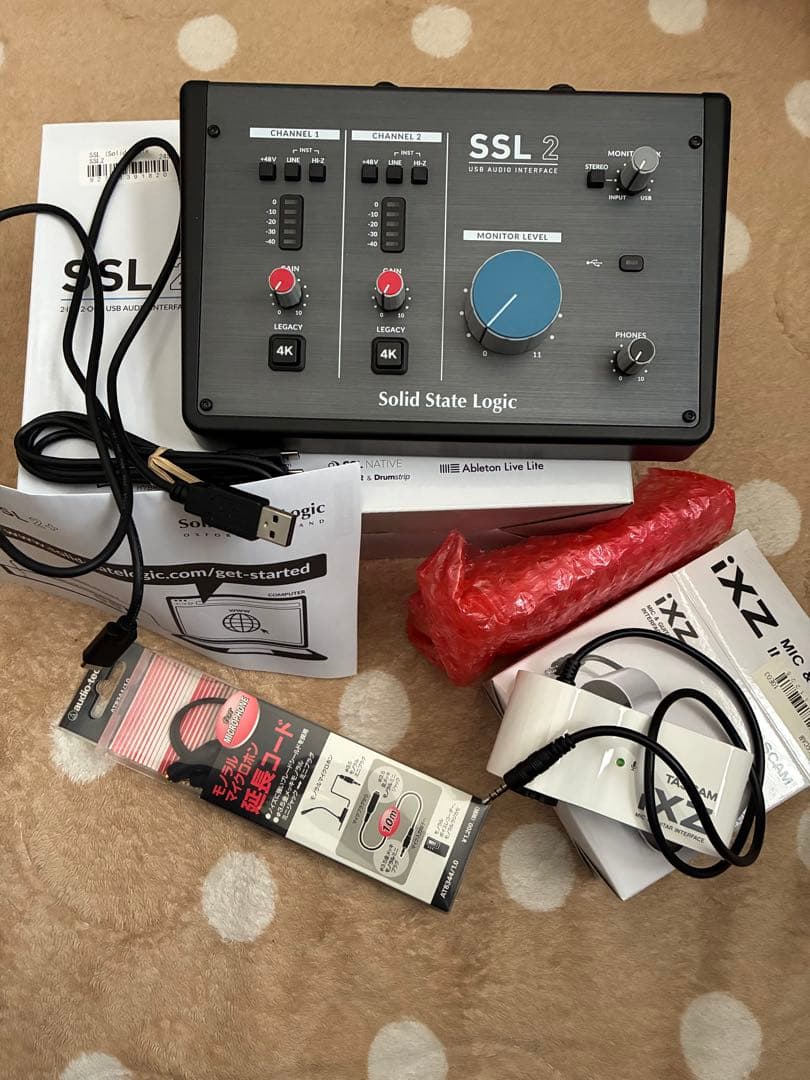 【完備・オマケ付き】SSL2オーディオインターフェイス ＆オマケ