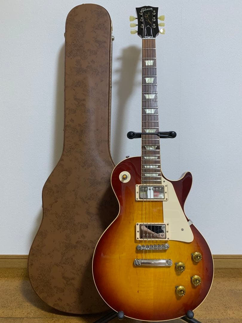 ギター Gibson CS 1958 Les Paul Reissue 2014 Gibson Custom Shop 1958 Les Paul Standard Reissue Figured Lemon