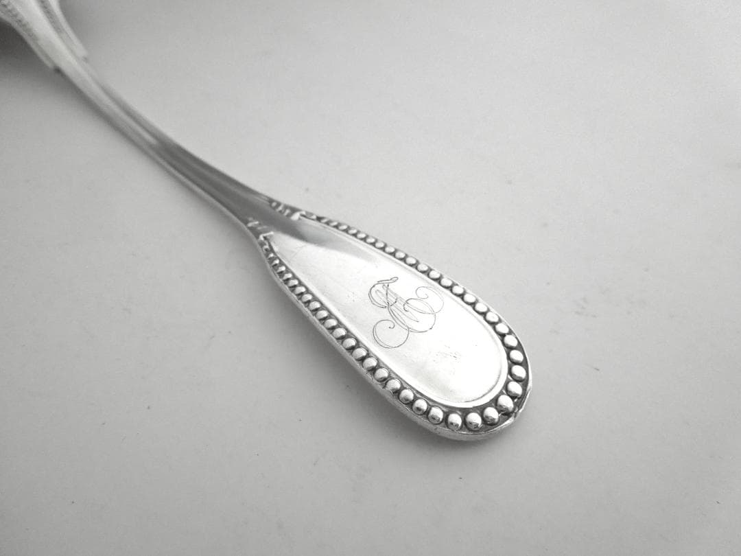 ERCUIS　スターリングシルバーティースプーン　エルキューイ　純銀