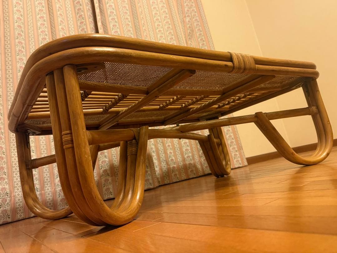 ラタン センターローテーブル⭐️ヴィンテージ・レトロ