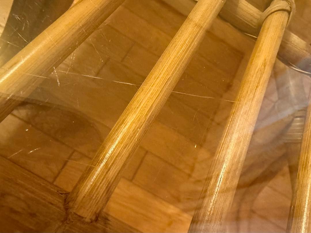 ラタン センターローテーブル⭐️ヴィンテージ・レトロ