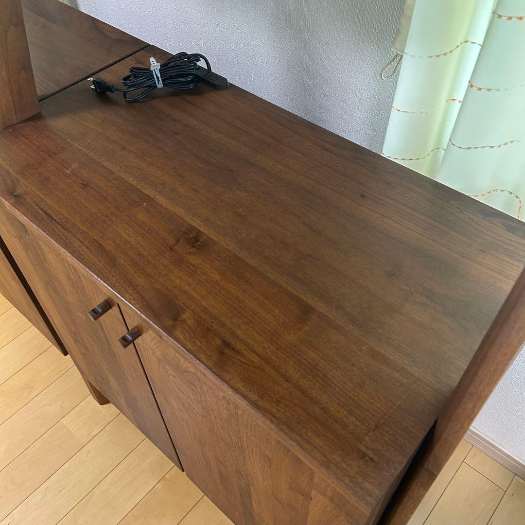 天然木 マルヨシ民芸家具 DEEP壁面収納② 両開きキャビネット シェルフ