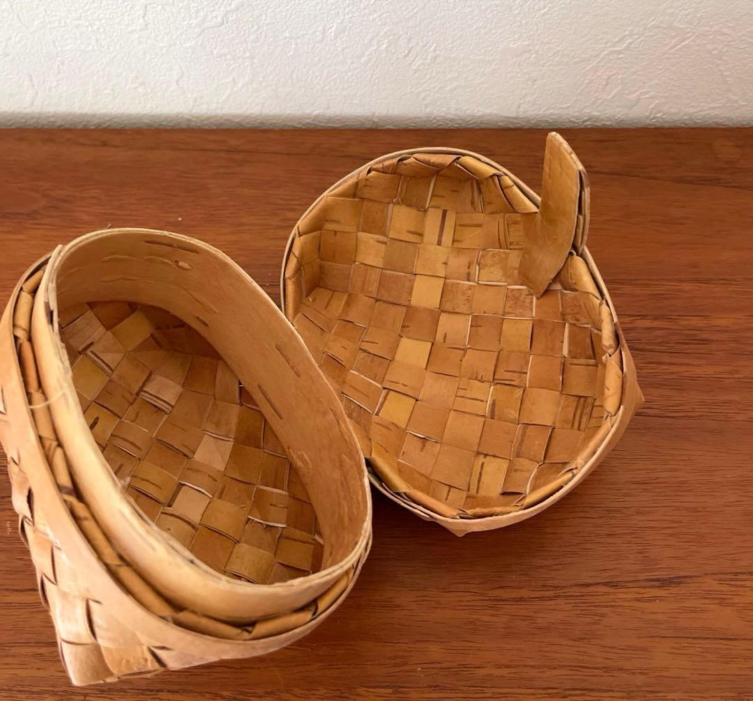 SPOONFULで購入した白樺カゴBIRCH BOX