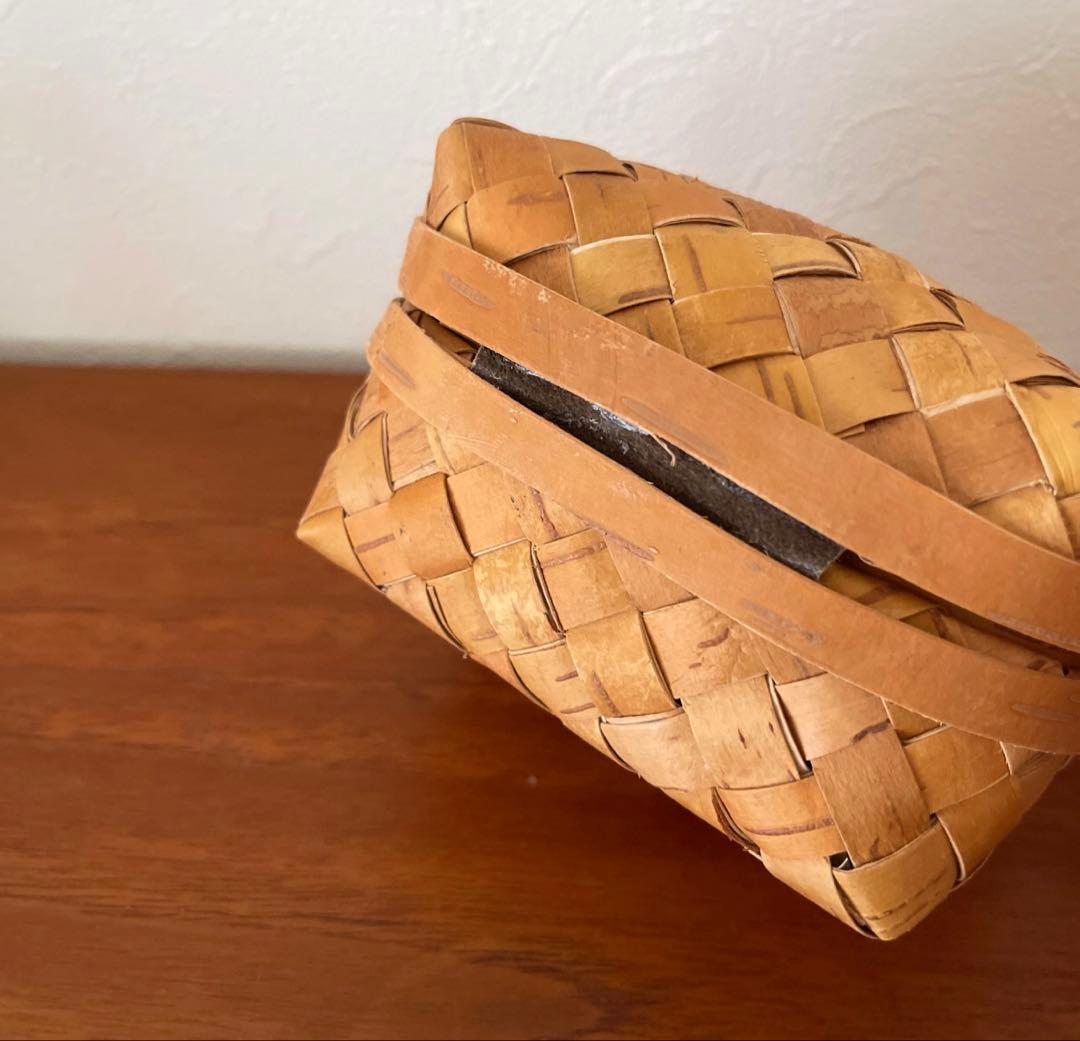 SPOONFULで購入した白樺カゴBIRCH BOX
