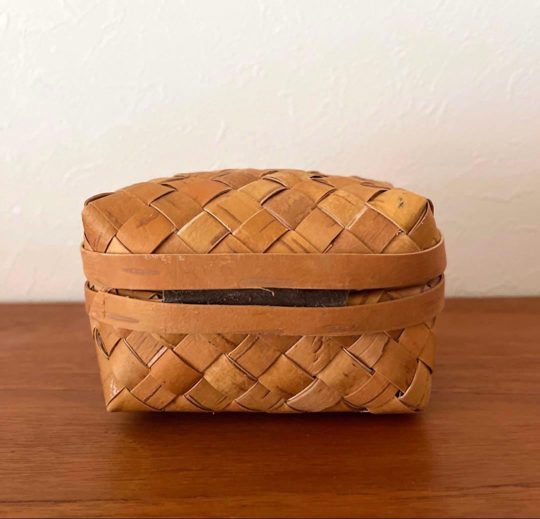 SPOONFULで購入した白樺カゴBIRCH BOX