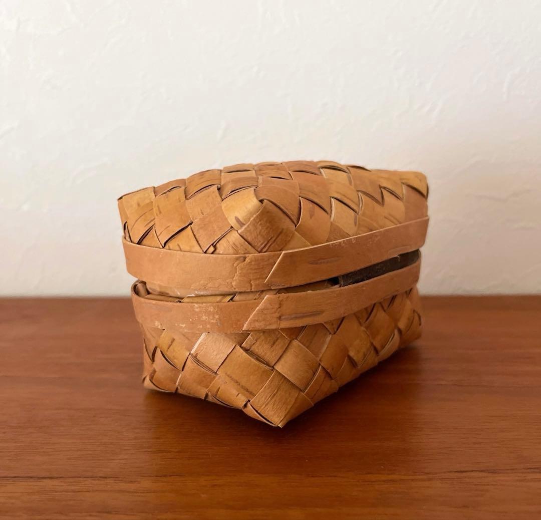 SPOONFULで購入した白樺カゴBIRCH BOX