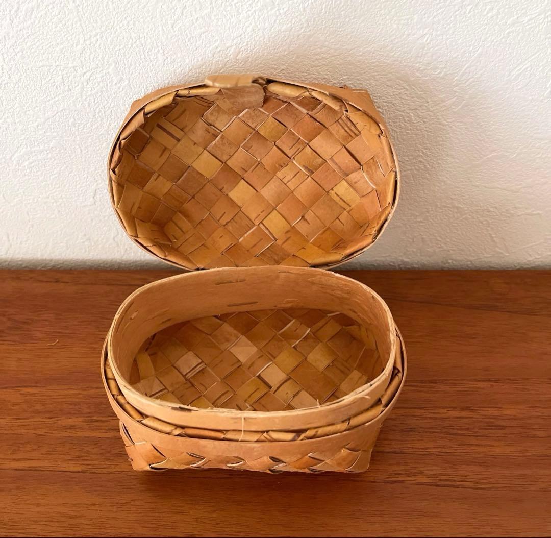 SPOONFULで購入した白樺カゴBIRCH BOX