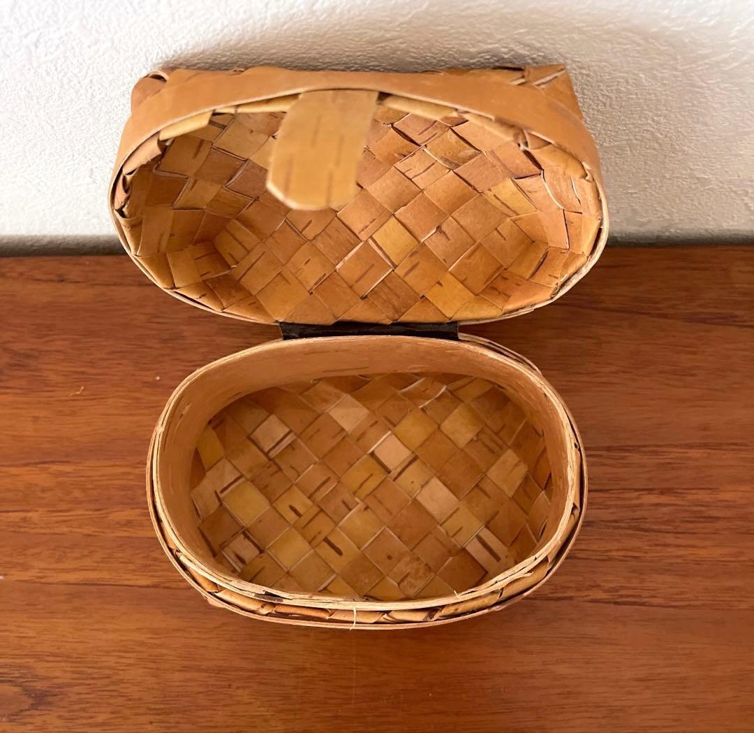 SPOONFULで購入した白樺カゴBIRCH BOX