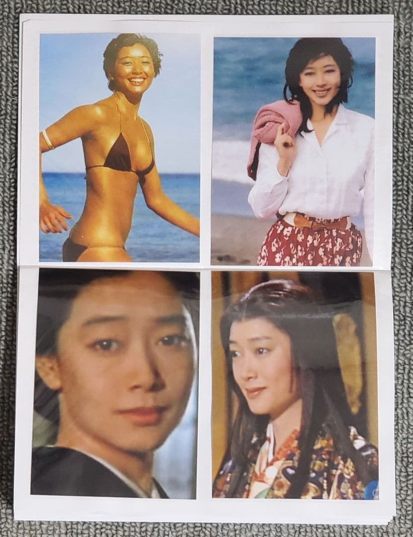 夏目雅子さんの写真（Lサイズ）38枚とアルバム - メルカリ