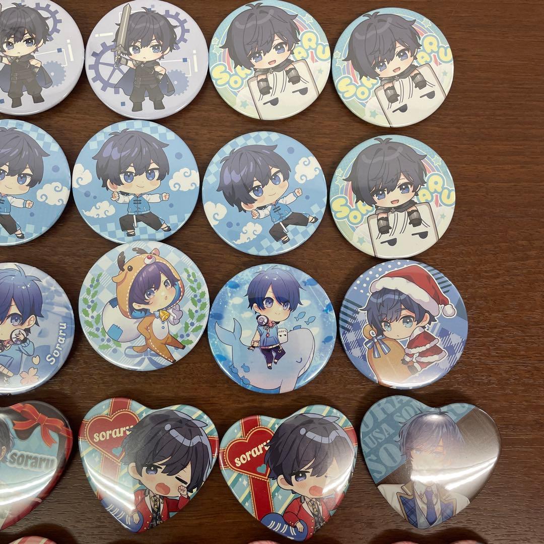 ➀そらまふうらさか そまうさ 缶バッジ アクリルスタンド 約48点まとめ