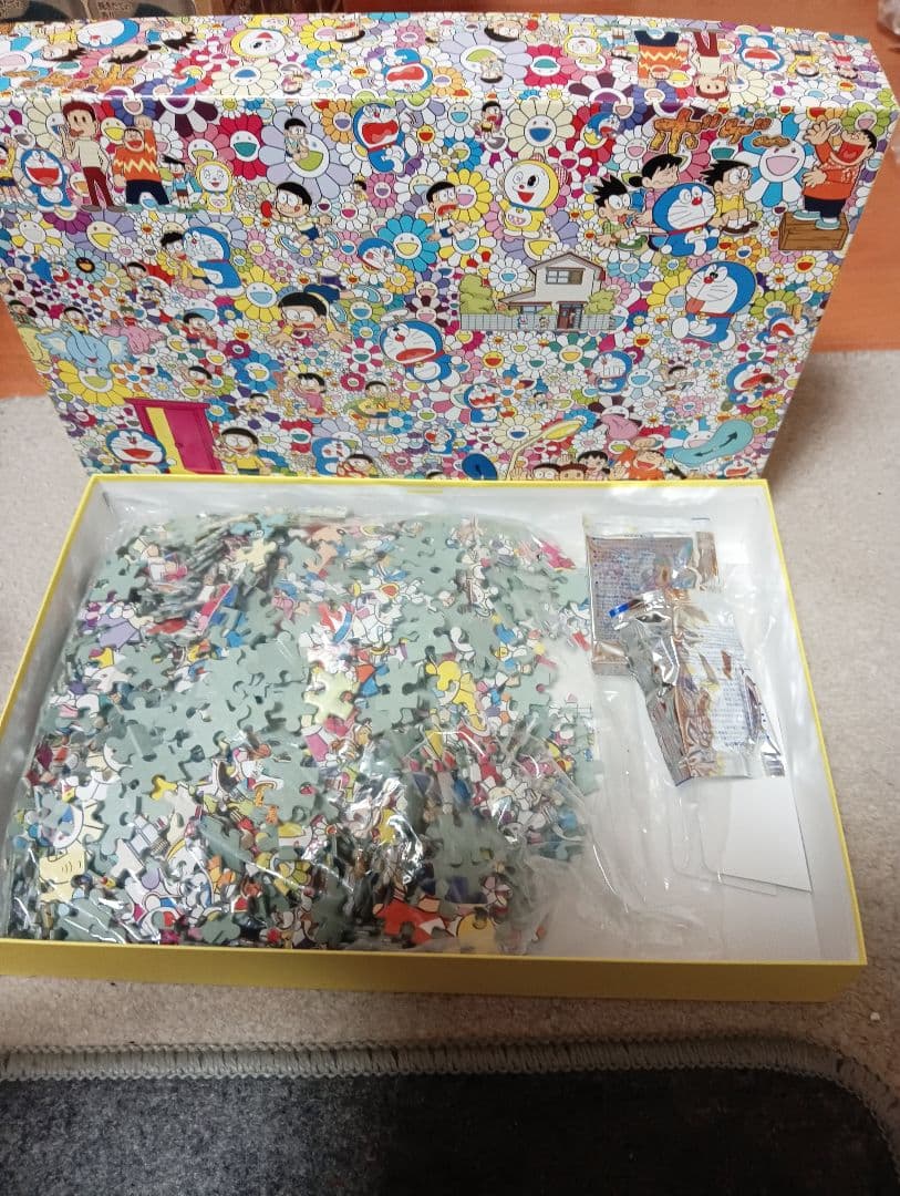 ドラえもん展 ジグソーパズル 1000P 村上隆 ※(のり無し・箱に薄い傷)