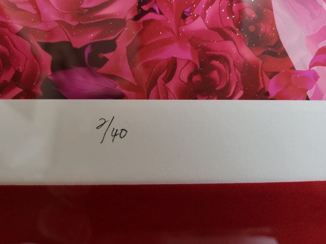 てぃんくる 版画 rosycoffinDX ミクスドメディア 番号02/40