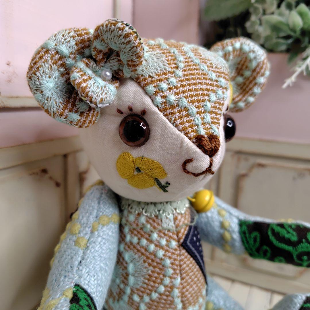 ミナペルホネン＊ハンドメイド＊ぬいぐるみ＊テディベア＊43 - メルカリ
