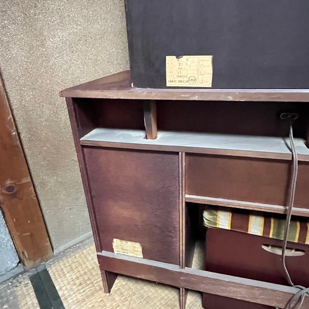 大塚家具 三面鏡ドレッサー スツール付 鏡台 化粧台 レトロ家具 引取り限定