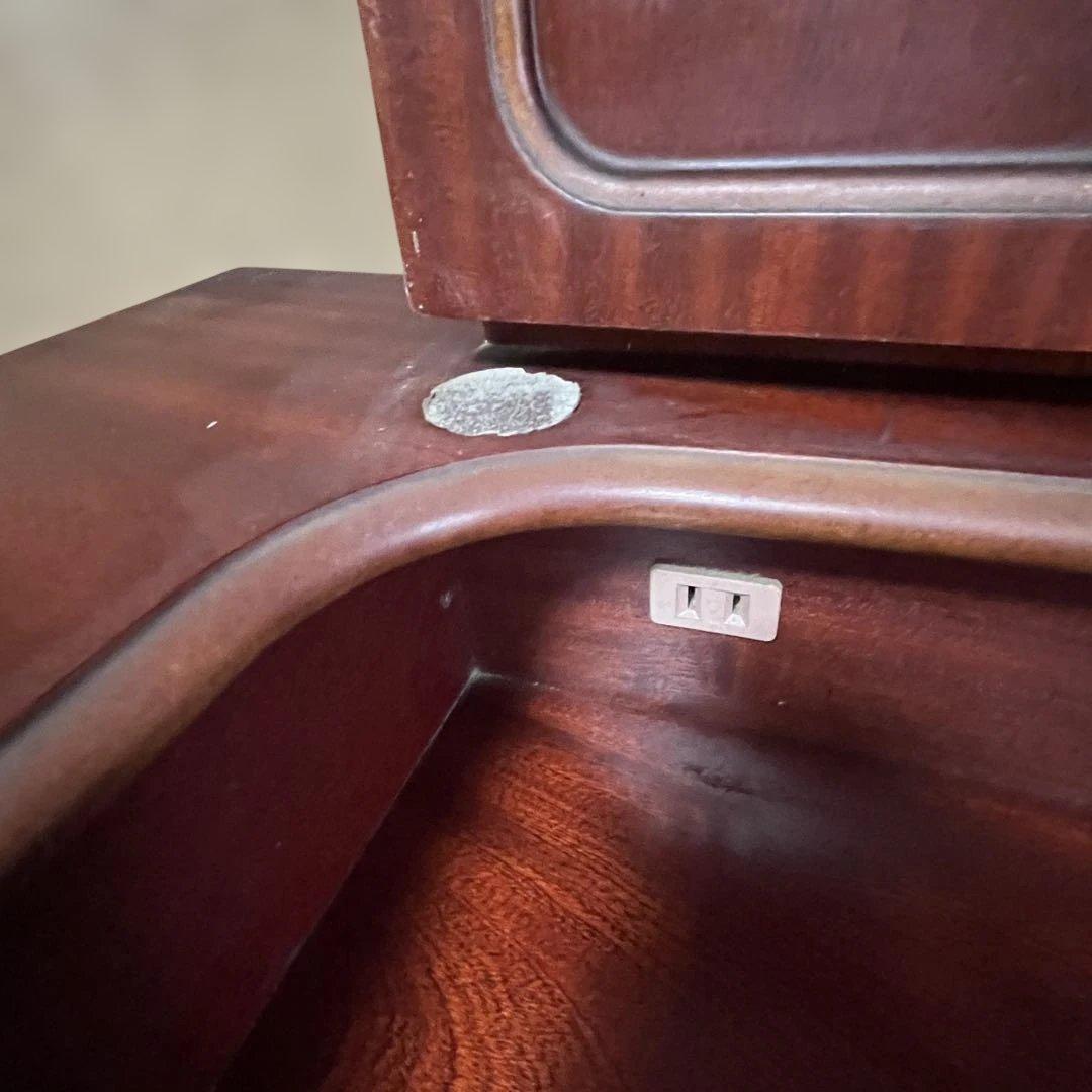 大塚家具 三面鏡ドレッサー スツール付 鏡台 化粧台 レトロ家具 引取り限定