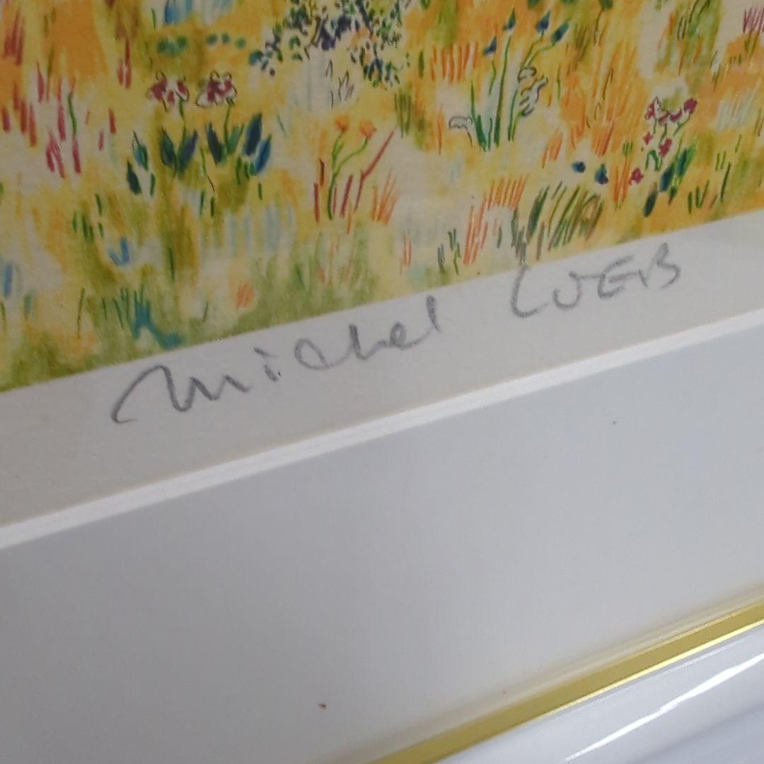 ミッシェル・ロブ リトグラフ　12/90. 鉛筆サイン