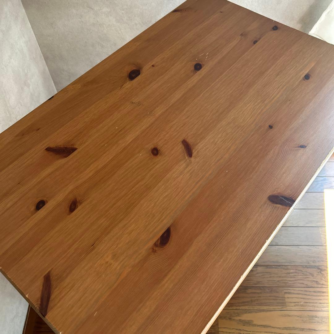 IKEA デスク LEKSVIK アンティークステイン　机　学習机 書斎机