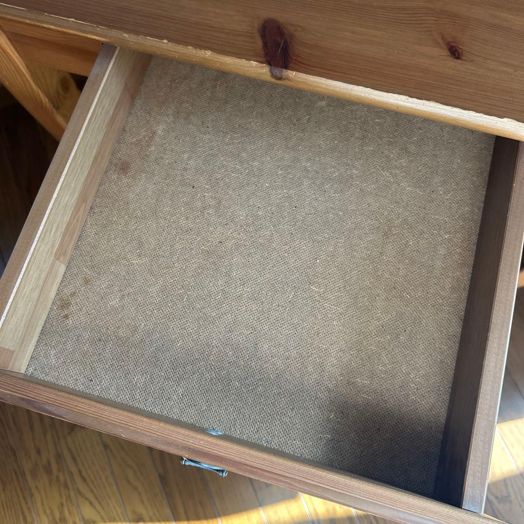 IKEA デスク LEKSVIK アンティークステイン　机　学習机 書斎机