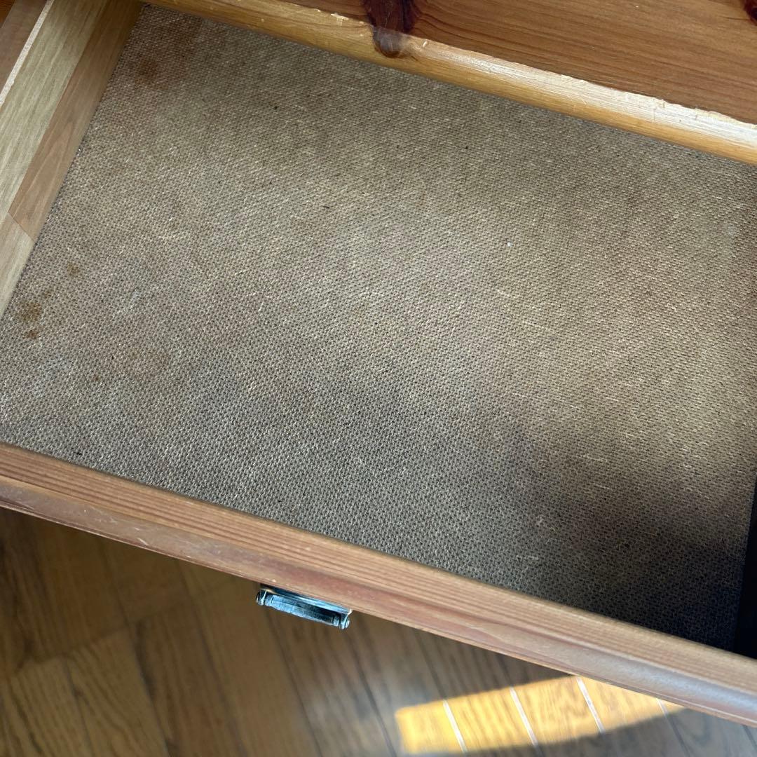 IKEA デスク LEKSVIK アンティークステイン　机　学習机 書斎机