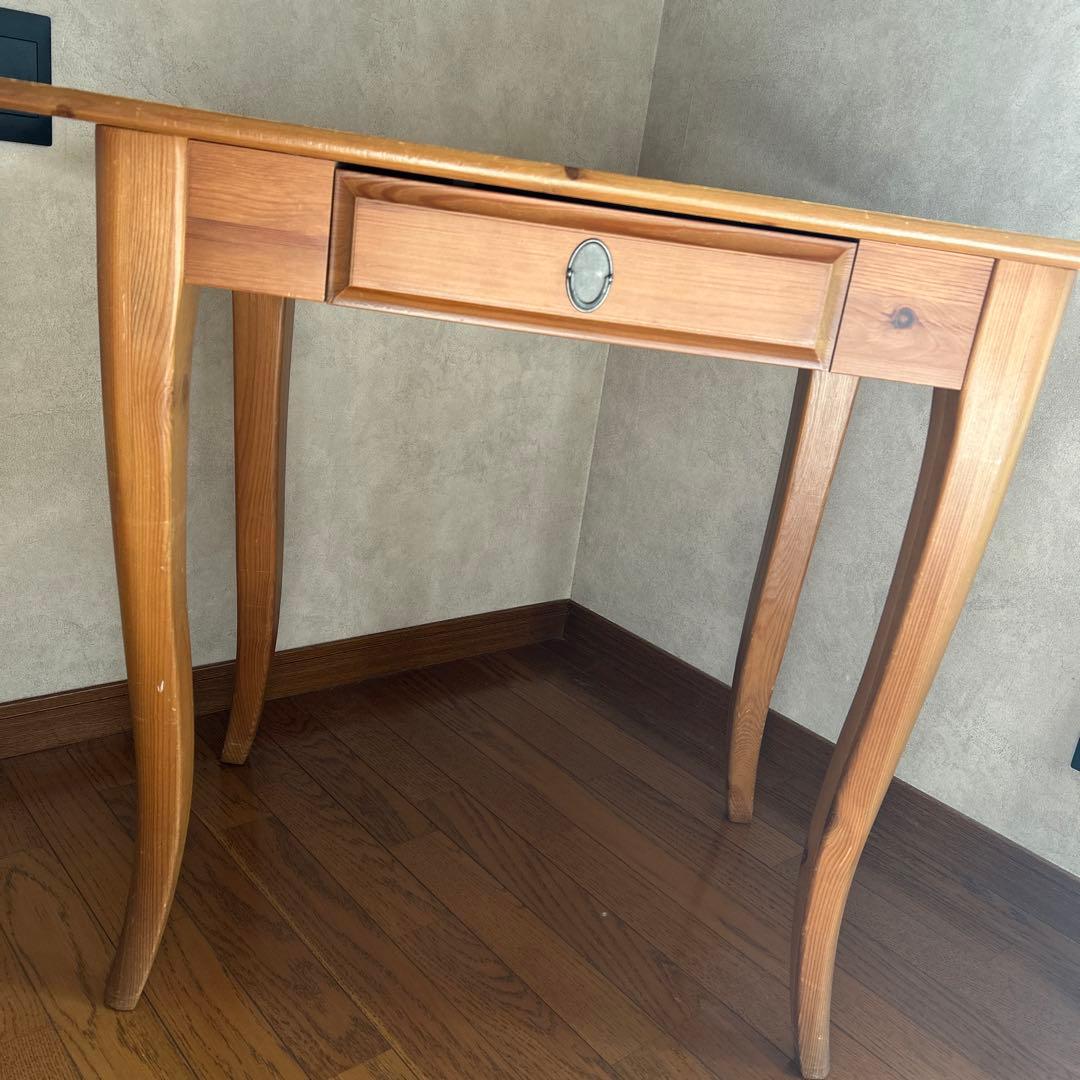 IKEA デスク LEKSVIK アンティークステイン　机　学習机 書斎机