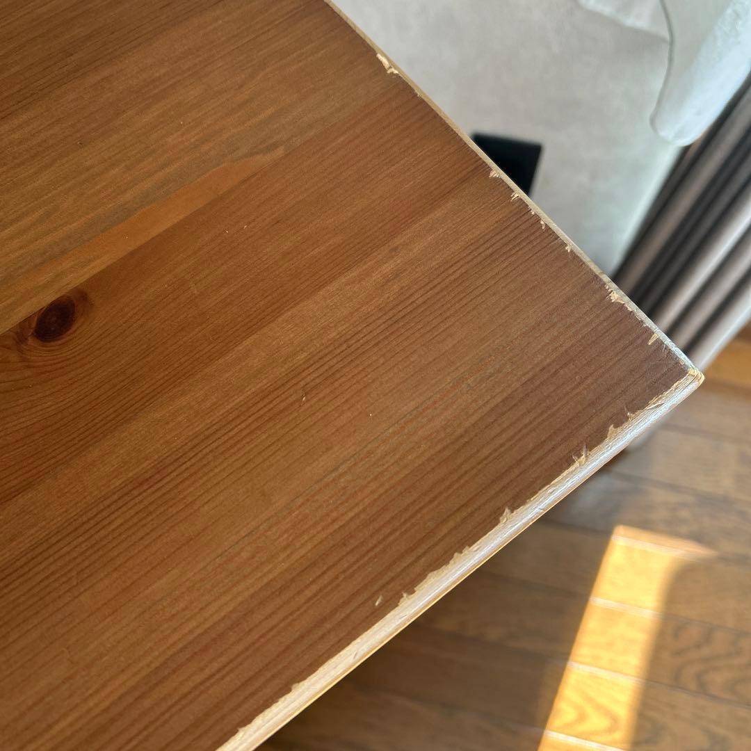 IKEA デスク LEKSVIK アンティークステイン　机　学習机 書斎机