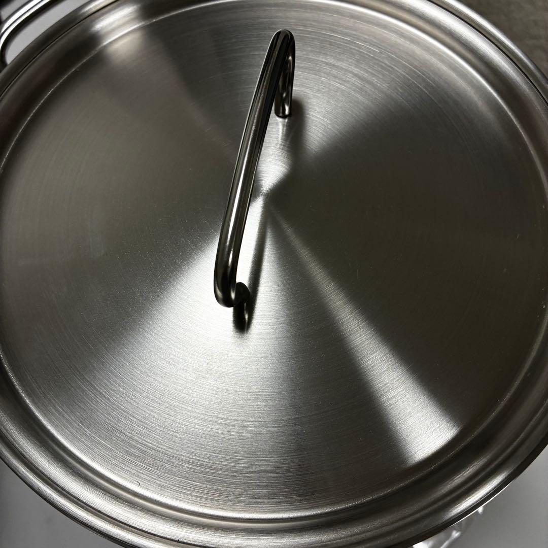 美品　フィスラー ステンレス パスタ　5.0L ドイツ製　説明書あり　寸胴