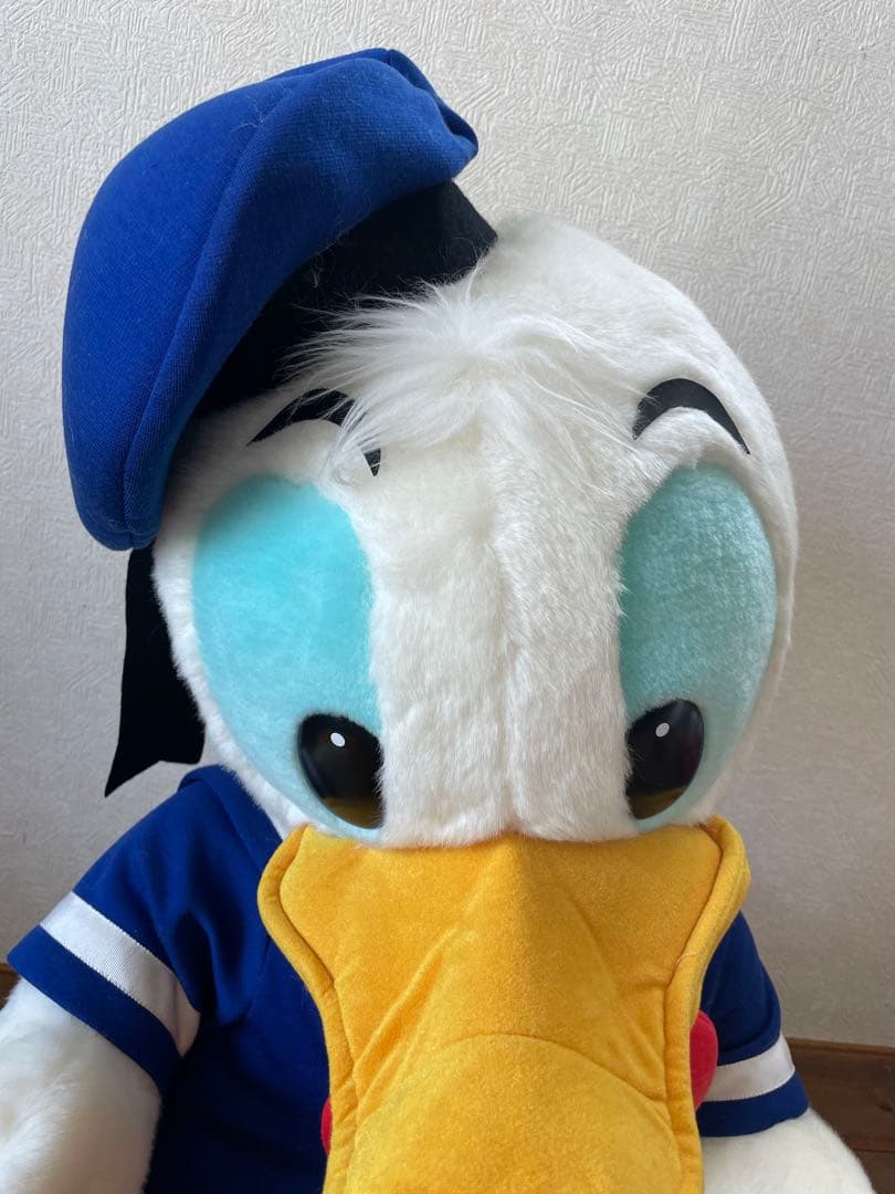 美品　特大　ドナルドダック　ぬいぐるみ　TDL 日本製　Donald Duck
