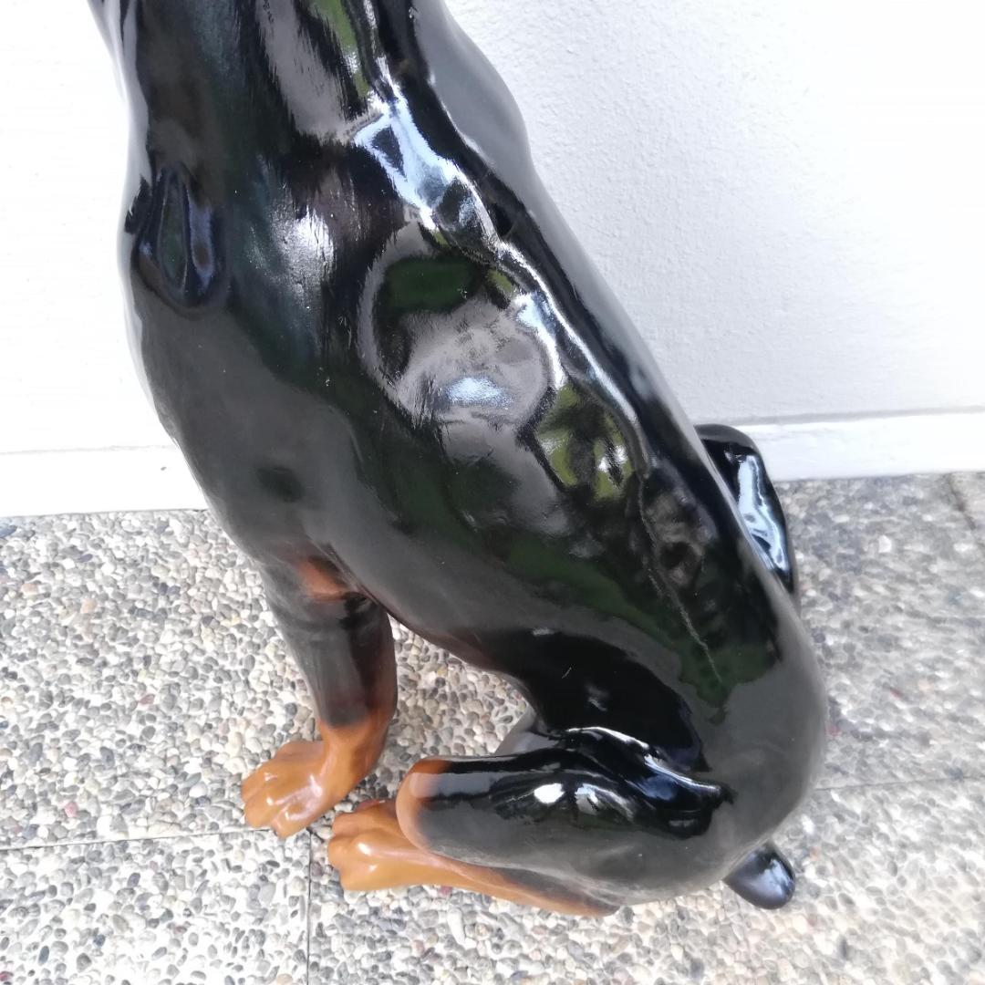 ドーベルマン 置き物 犬の置き物 インテリア 防犯にも☆