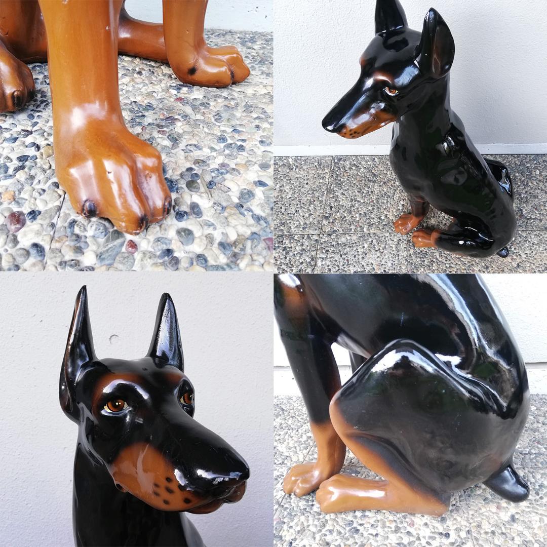 ドーベルマン 置き物 犬の置き物 インテリア 防犯にも☆