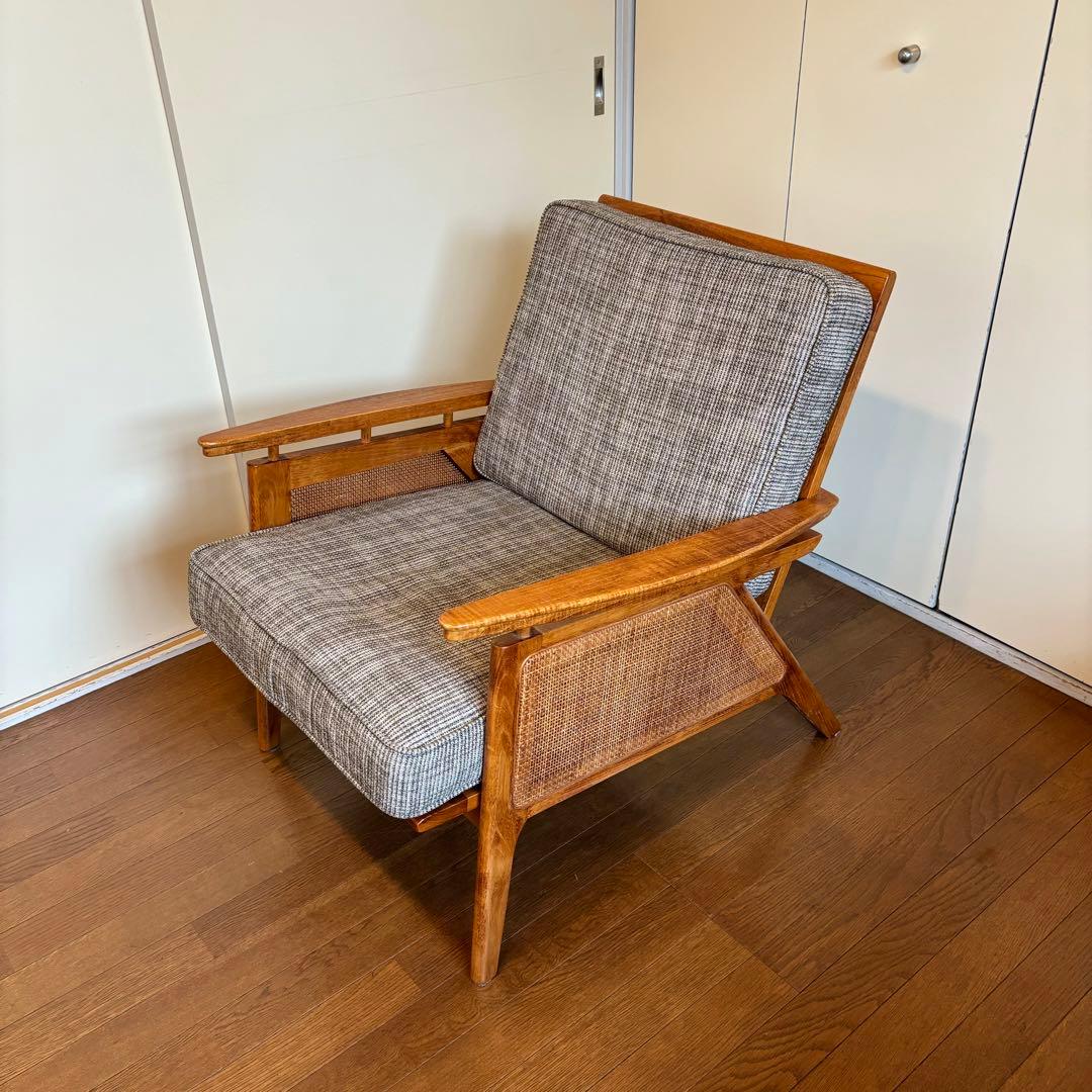 ACME Furniture_ウィッカーラウンジチェア