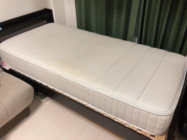 【3点セット】ベッドフレーム・マットレス・カバー【ニトリ】