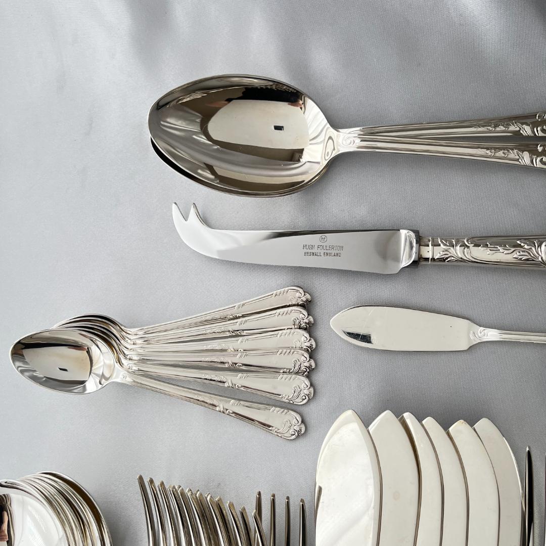 【Hugh Foulerton】ディナーセット 6名用40本組 サーバー付