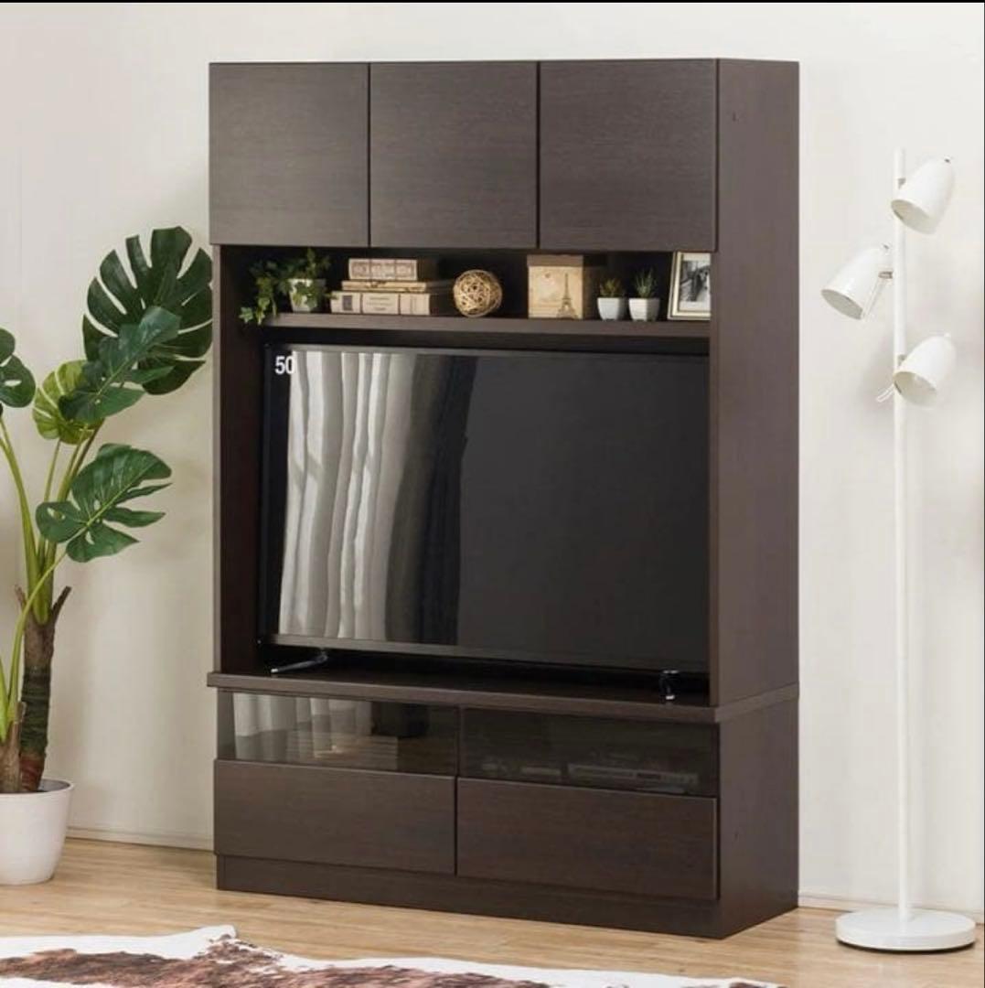 ニトリ　テレビボード(Nウォーレン 120)ダークブラウン テレビボード