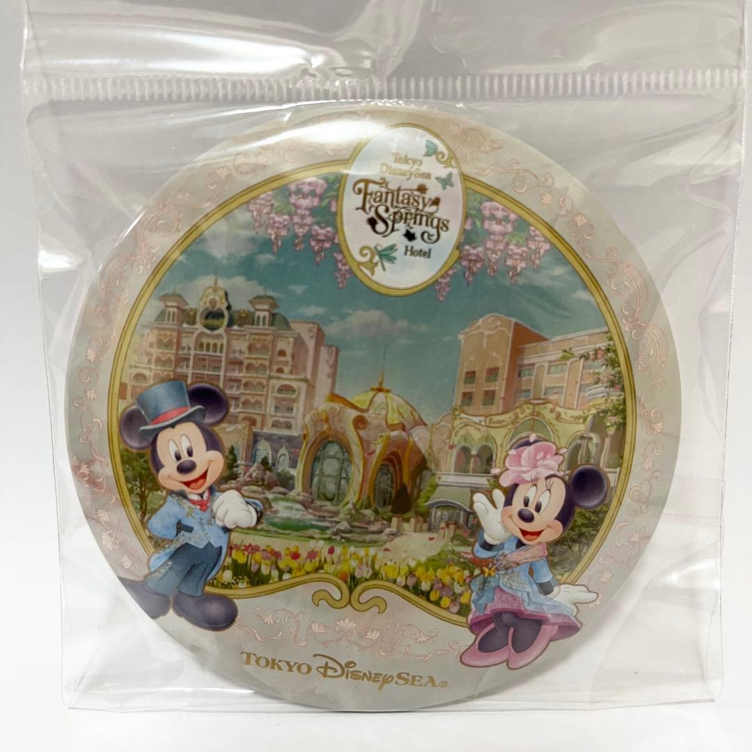 ファンタジースプリングスホテル「缶バッジ」東京 ディズニーシー