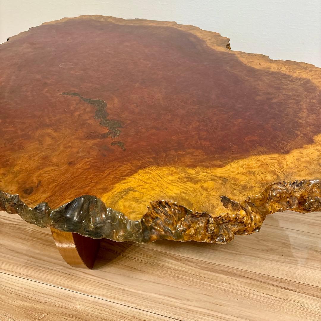 ✨送料込み✨ 花梨 座卓 一枚板 テーブル 天然木 高級 120cm×90cm