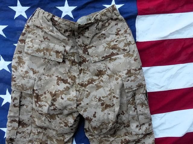 米軍実物 未使用 USMC マーパットデザートトラウザー　S-R　540